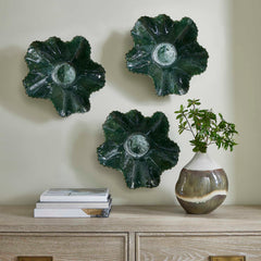 Verdant Bloom Emerald Outdoor Bowl - Ornate Home