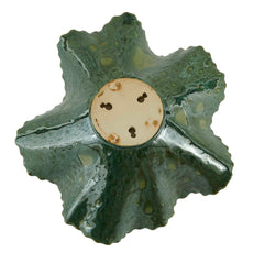 Verdant Bloom Emerald Outdoor Bowl - Ornate Home