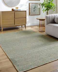 Verdel Sage Cottage Farmhouse Wool Handmade Area Rug - Clearance - Ornate Home