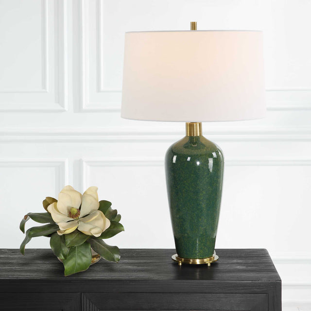 Verdell Green Table Lamp - Ornate Home