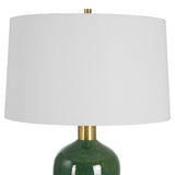 Verdell Green Table Lamp - Ornate Home