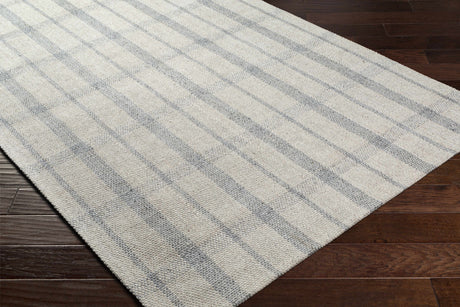 Verdon Light Gray Plaid Rug - Ornate Home
