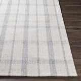 Verdon Light Gray Plaid Rug - Ornate Home