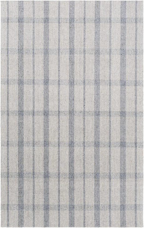 Verdon Light Gray Plaid Rug - Ornate Home