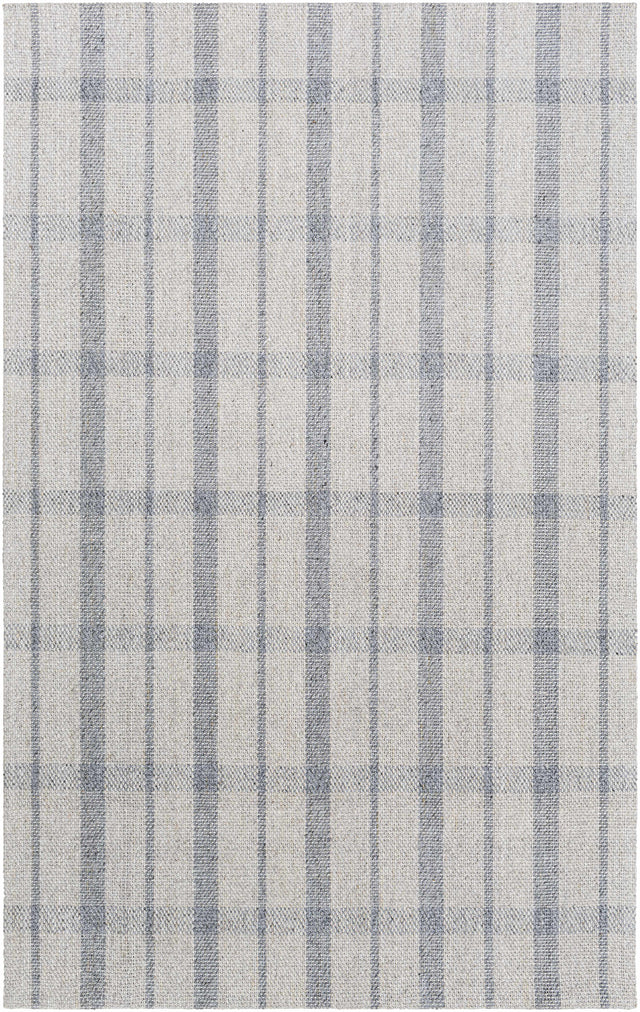 Verdon Light Gray Plaid Rug - Ornate Home