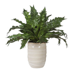 Verdure Fern Green Glazed Pot - Ornate Home