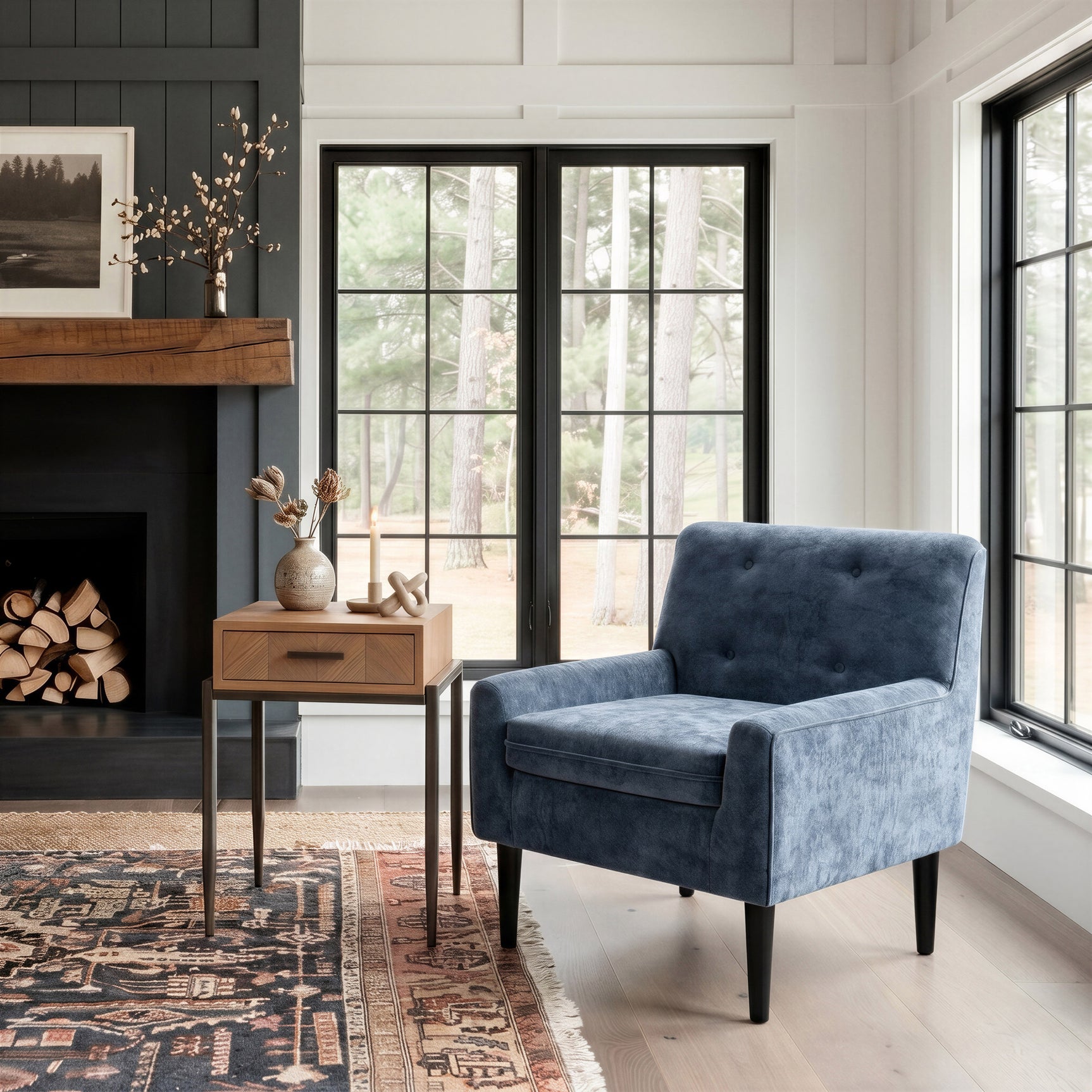 Verec Natural Side Table