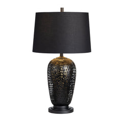 Veriity Black Table Lamp (Set of 2) - Ornate Home