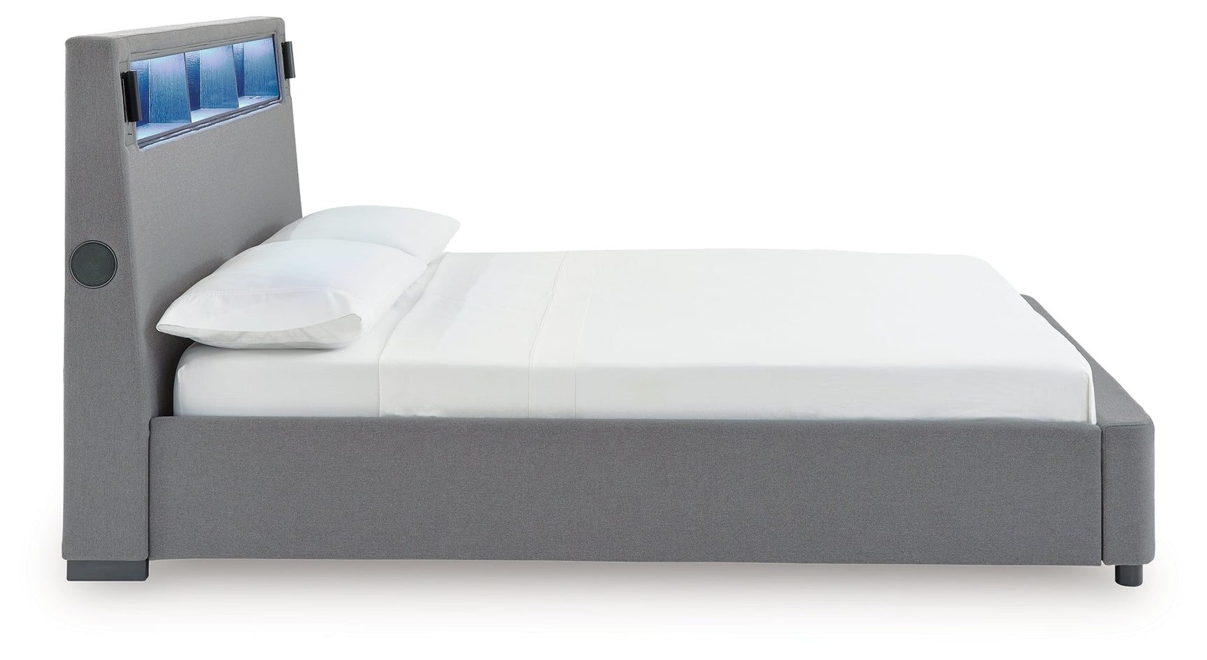 Verishaw Gray King Upholstered Bed (Online Special Price) - Ornate Home