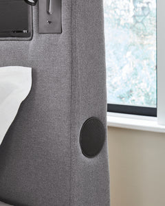 Verishaw Gray Full Upholstered Bed - Ornate Home
