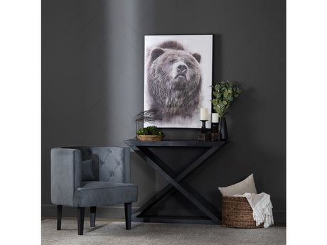 Veritas Black Console Table - Ornate Home