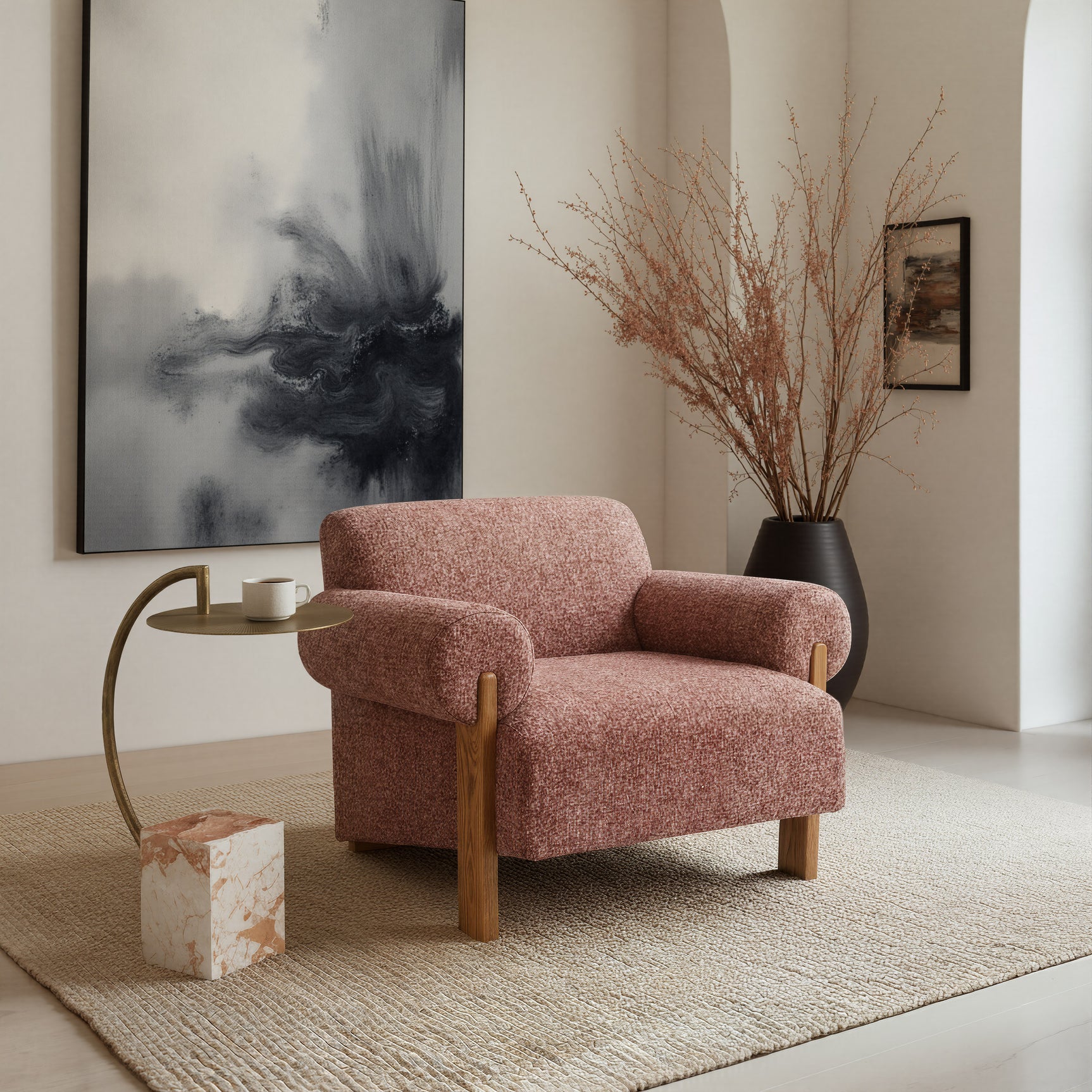 Verity Copper Accent Chair - Ornate Home