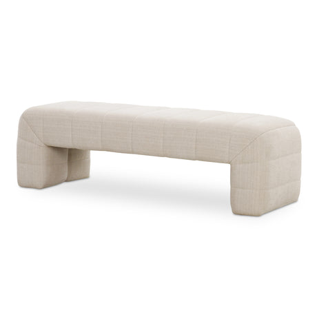 Verity Oatmeal Bench - Ornate Home