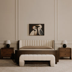 Verity Oatmeal Bench - Ornate Home