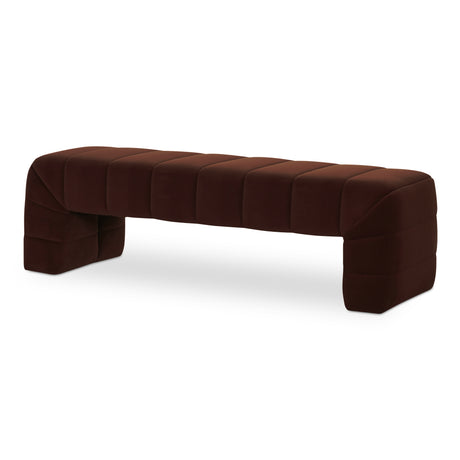 Verity Warm Brown Bench - Ornate Home