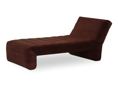 Verity Warm Brown Chaise - Ornate Home