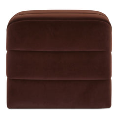 Verity Warm Brown Stool - Ornate Home