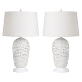Verity White Table Lamp (Set of 2) - Ornate Home