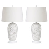 Verity White Table Lamp (Set of 2) - Ornate Home