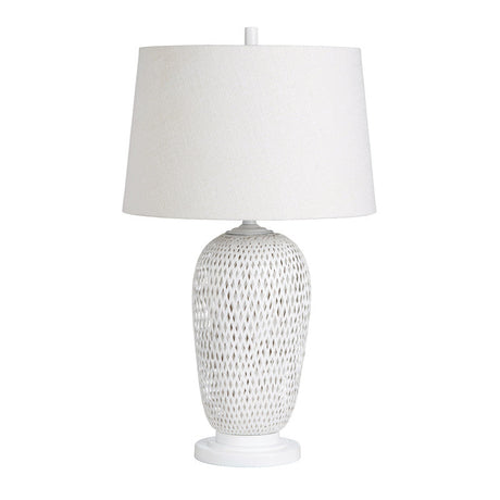 Verity White Table Lamp (Set of 2) - Ornate Home