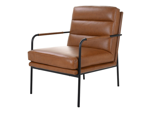 Verlaine Chestnut Brown Armchair - Ornate Home