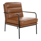 Verlaine Chestnut Brown Armchair - Ornate Home