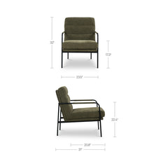 Verlaine Olive Chair - Ornate Home