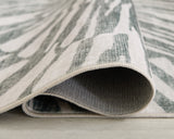 Verland Gray/White Washable Large Rug - Ornate Home