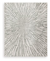 Verland Gray/White Washable Large Rug - Ornate Home