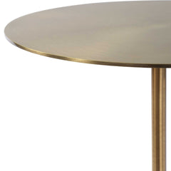 Verlin Brass Drink Table - Ornate Home
