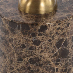 Verlin Brass Drink Table - Ornate Home