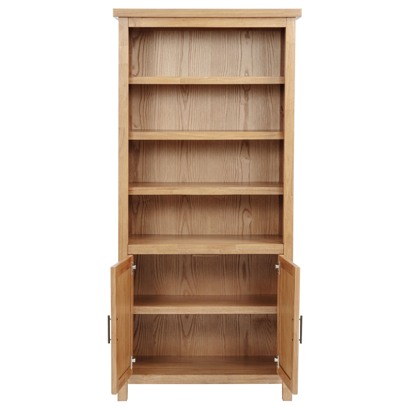 Vermes Light Ash 72-inch 2-door Home Office Cabinet Bookcase - Ornate Home