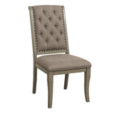 Vermillion Gray 9pc Dining Set - Ornate Home