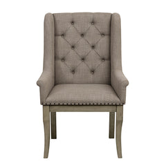 Vermillion Gray 9pc Dining Set - Ornate Home