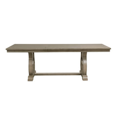 Vermillion Gray Cashmere Dining Table w/ Extension - Ornate Home
