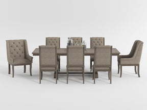 Vermillion Gray Dining Table - Ornate Home