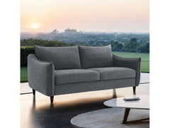 Vermon Gray Sofa & Loveseat - Ornate Home