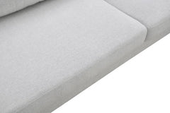 Vermon Light Gray Loveseat - Ornate Home