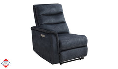 Vernal Thunder Fabric 6-Pc Power Reclining Sectional with 2 Power Recliners - Ornate Home