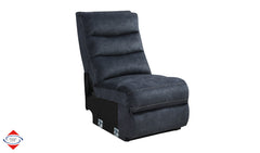 Vernal Thunder Fabric 6-Pc Power Reclining Sectional with 2 Power Recliners - Ornate Home