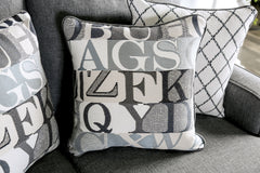 Verne Bluish Gray Loveseat - Ornate Home