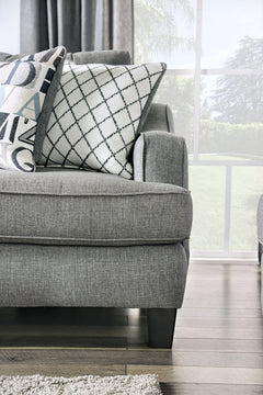 Verne Bluish Gray Loveseat - Ornate Home