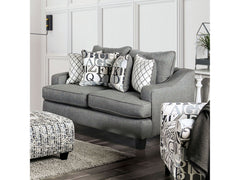 Verne Bluish Gray Loveseat - Ornate Home