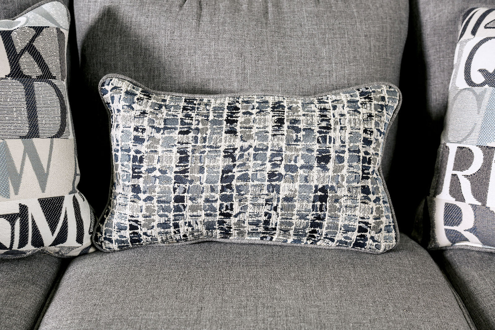 Verne Bluish Gray Sofa & Loveseat - Ornate Home