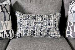 Verne Bluish Gray Sofa - Ornate Home