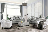 Verne Bluish Gray Sofa - Ornate Home