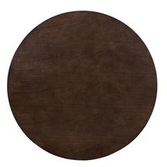 Verne Gold/Cherry Walnut 35" Dining Table - Ornate Home