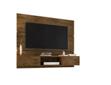 Vernon 62.99 Floating Entertainment Center in Rustic Brown - Ornate Home