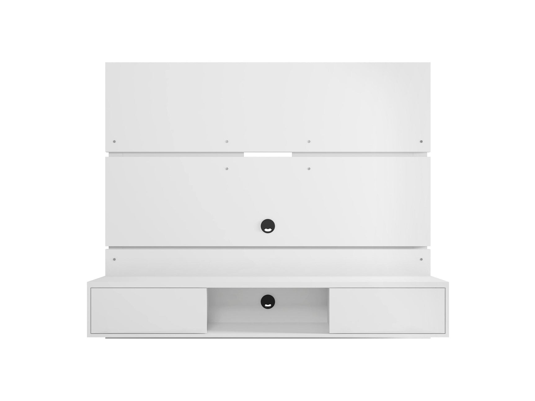 Vernon 62.99 Floating Entertainment Center in White - Ornate Home