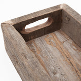 Vernon Brown Large Reclaimed Wood Tray - Ornate Home